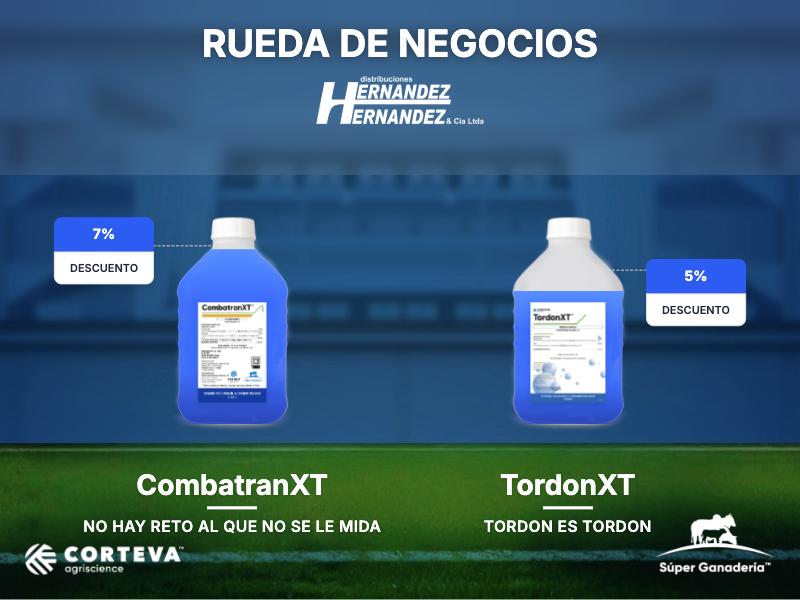 Barrilito Corteva: barriles de CombatranXT y TordonXT llenándose en vivo