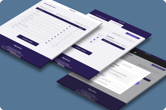 Pantallas de la intranet de Dejusticia